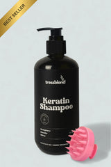 Keratin Shampoo + Scalp Massager